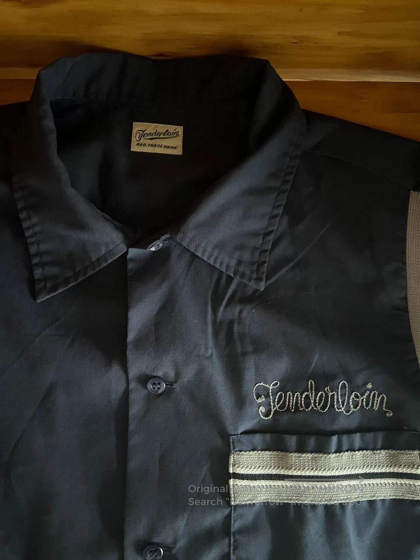 Tenderloin Tenderloin Indigo Bowling Short-Sleeve Shirt. Size US S / EU 44-46 / 1 - 9 Thumbnail
