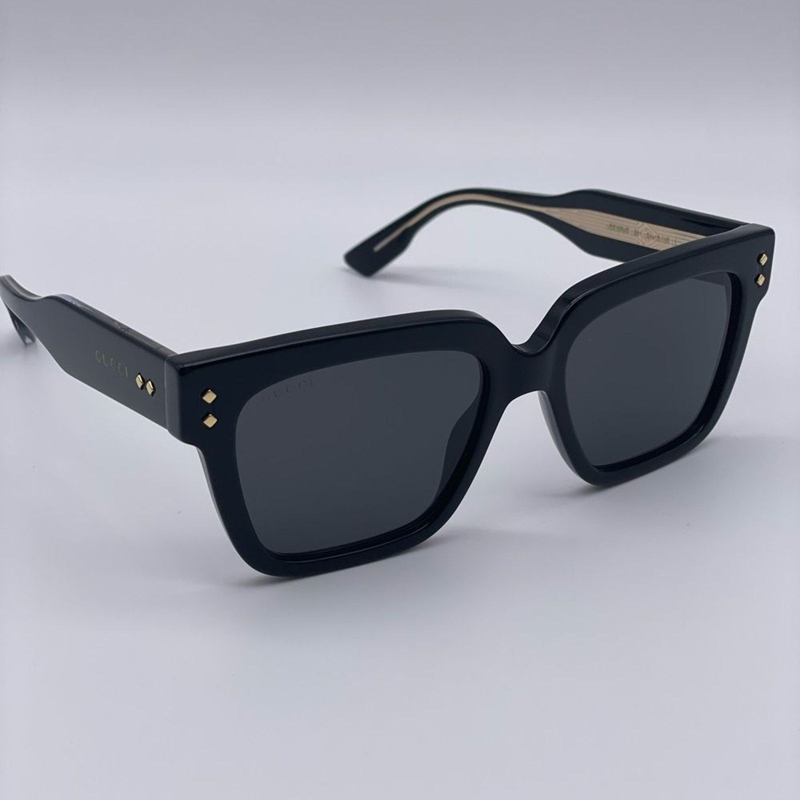 Gucci BRAND NEW GUCCI GG1084S 001 Unisex Black/Grey Sunglasses Size ONE SIZE - 1 Thumbnail