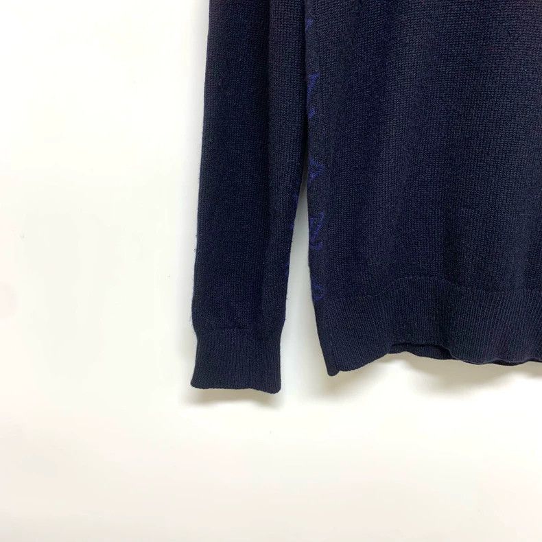 Louis Vuitton Louis Vuitton Dark Blue Full Print Sweater Size US M / EU 48-50 / 2 - 5 Thumbnail