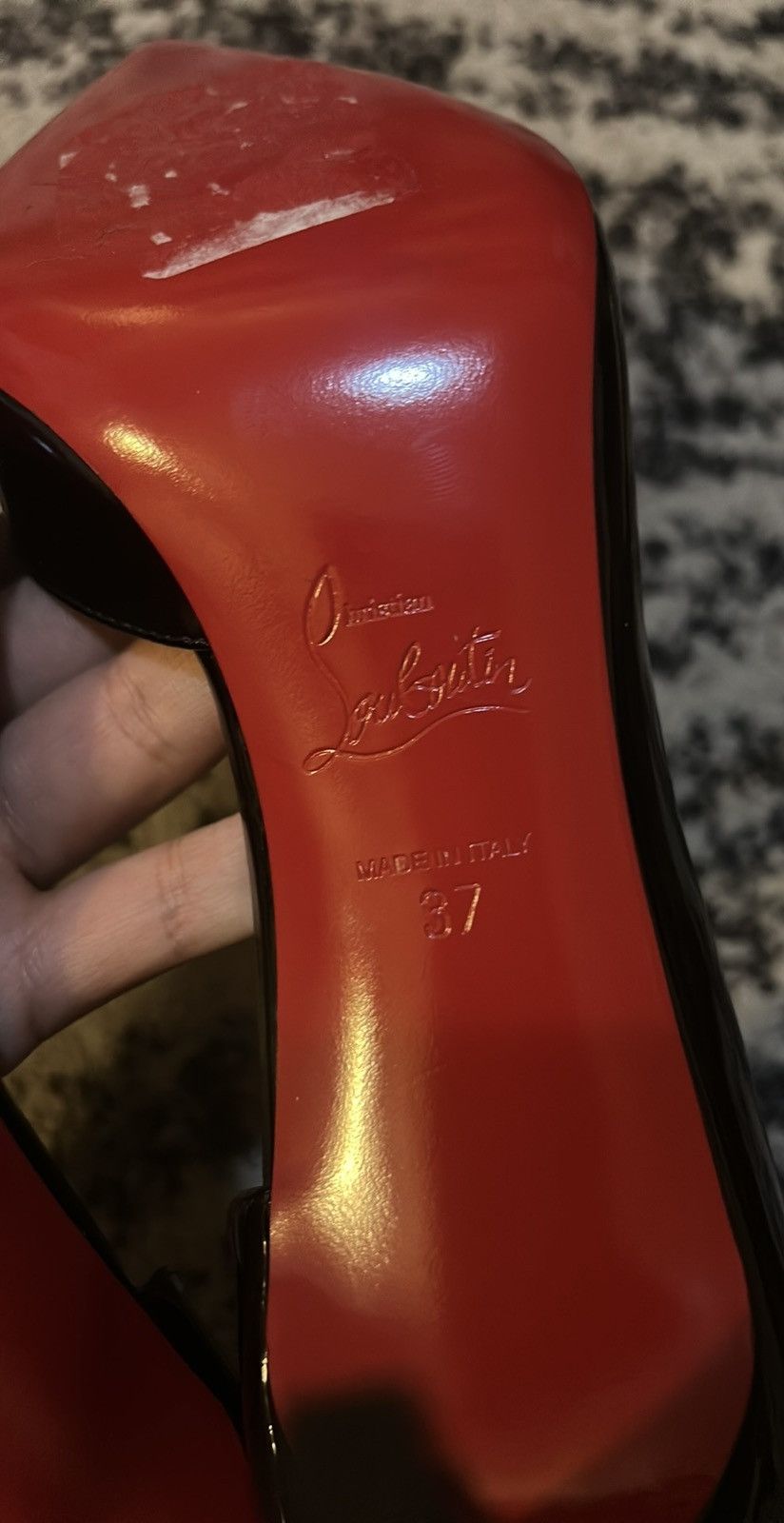 Christian Louboutin Christian Louboutin Iriza Dorsay Heel Black size 37 Size US 7 / IT 37 - 5 Thumbnail