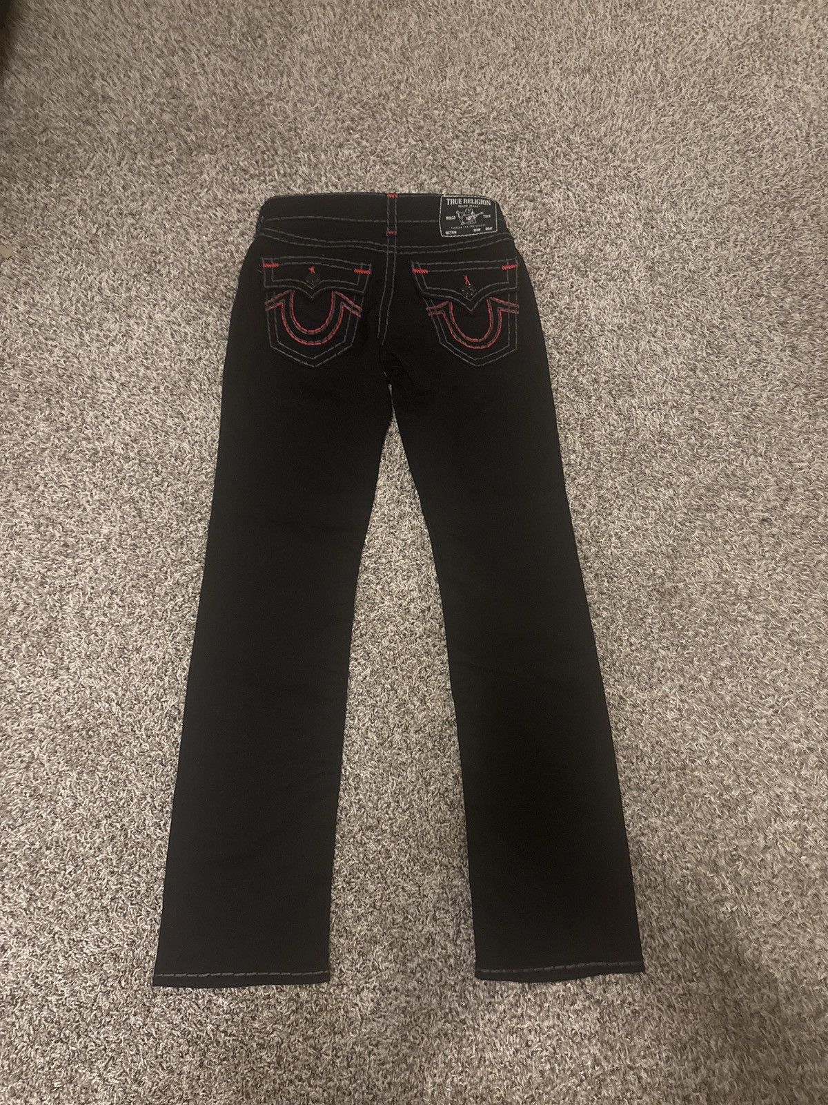 True Religion true religion black straight jeans Size US 30 / EU 46 - 2 Thumbnail