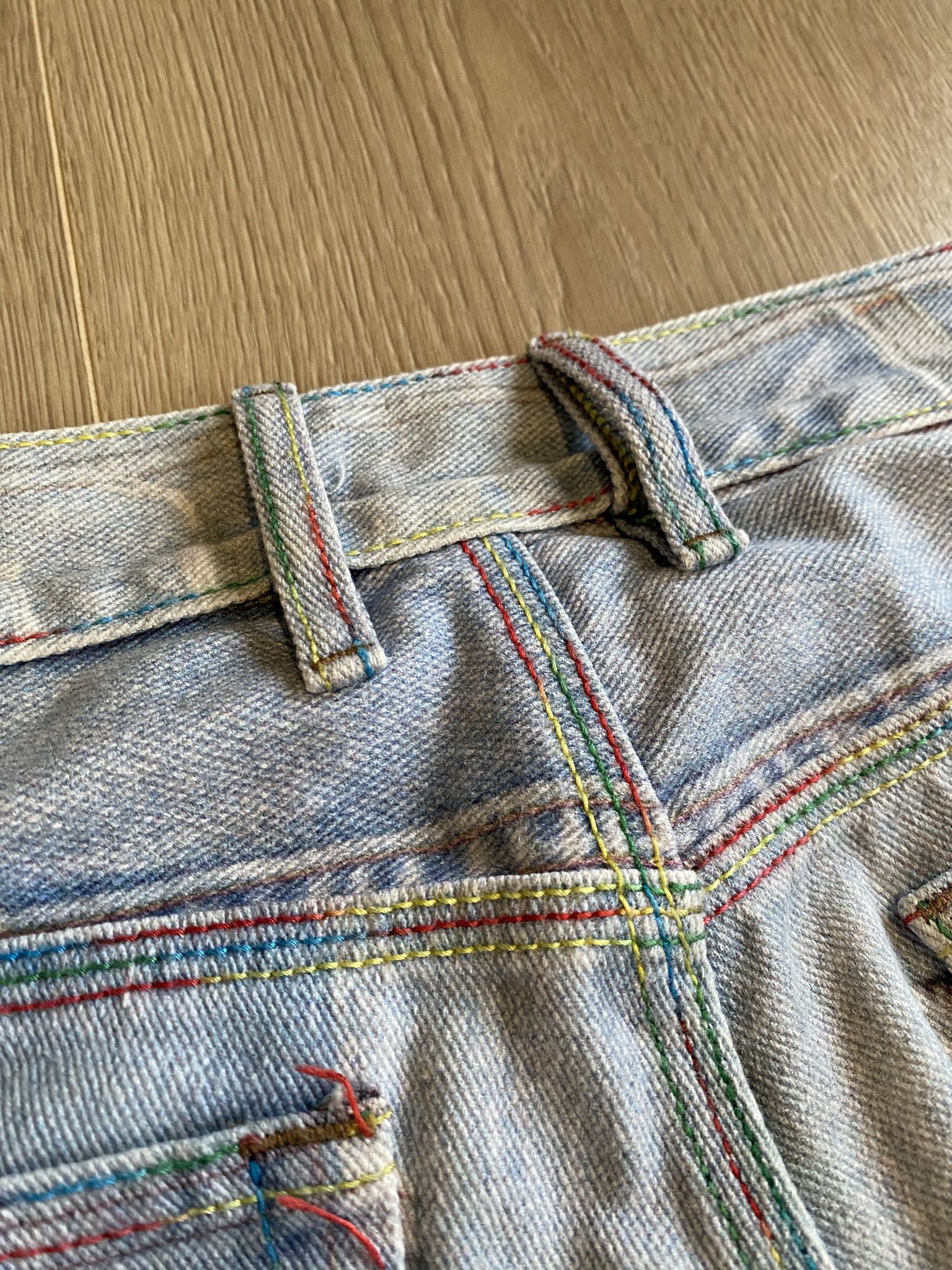 (di)vision × Acne Studios $385 - 31 - Trompe L'oeil Print Jeans Size US 31 - 25 Thumbnail