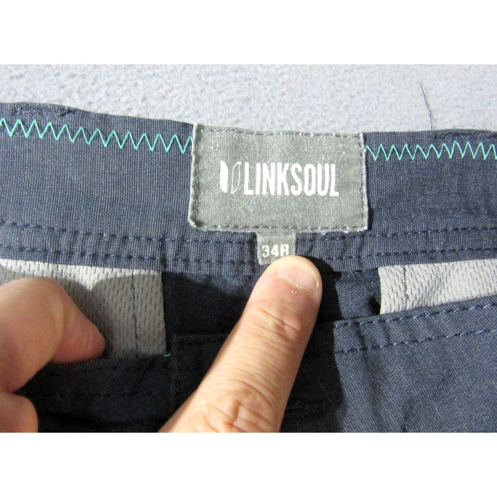 Vintage Linksoul Pants Mens Gray 34 Straight Leg Stretch Golf Activewear Casual Size US 34 / EU 50 - 6 Thumbnail