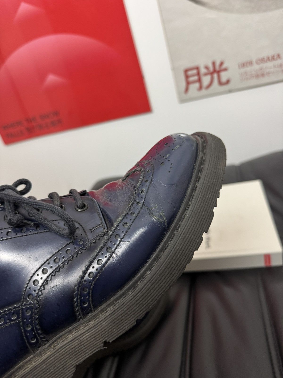 Prada Prada Derby Shoes Patent Leather Designer High End Luxury Size US 6 / EU 39 - 8 Thumbnail
