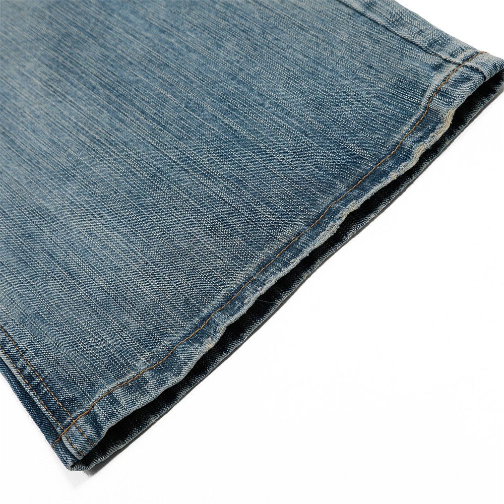 Japanese Brand × Jean American retro washed loose punk distressed gradient jeans Size US 34 / EU 50 - 6 Thumbnail
