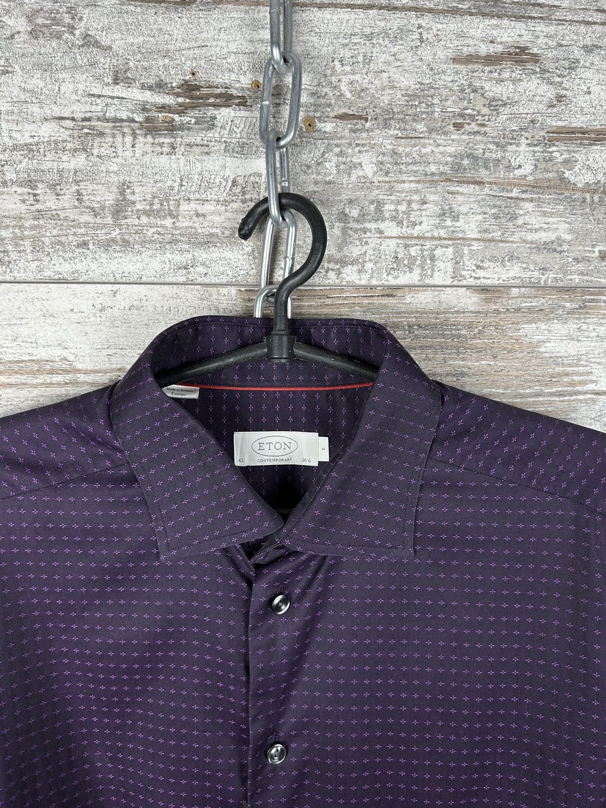 Eton Mens Vintage Eton Shirts button up luxury Size US L / EU 52-54 / 3 - 2 Thumbnail