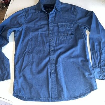 Casablanca Casa Blanca Shirt Mens Medium Blue Long Sleeve Business Casu Size US M / EU 48-50 / 2 - 2 Thumbnail