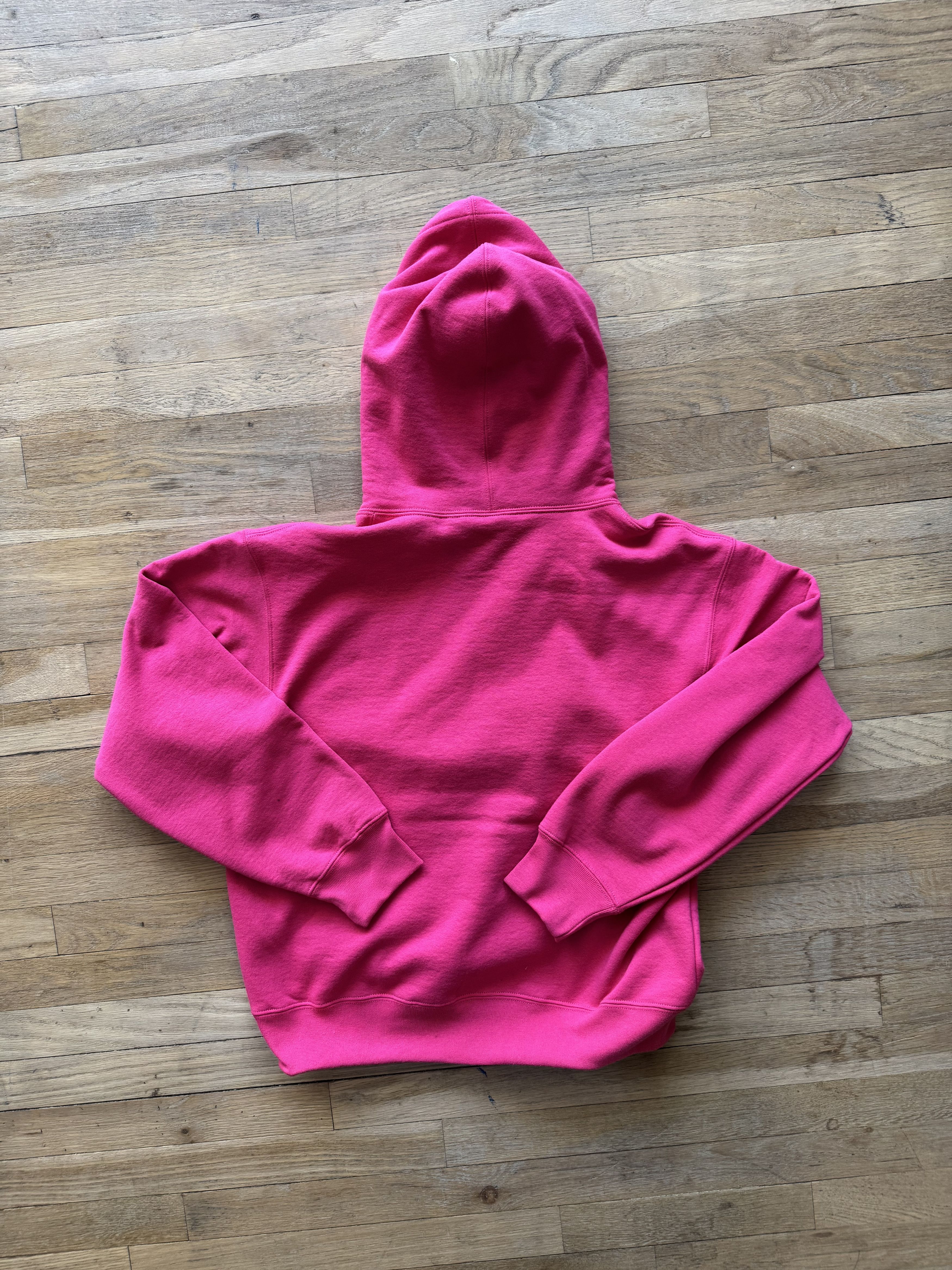Supreme Supreme Classic Logo Hooded Sweatshirt Bright Fuchsia Size US S / EU 44-46 / 1 - 4 Thumbnail