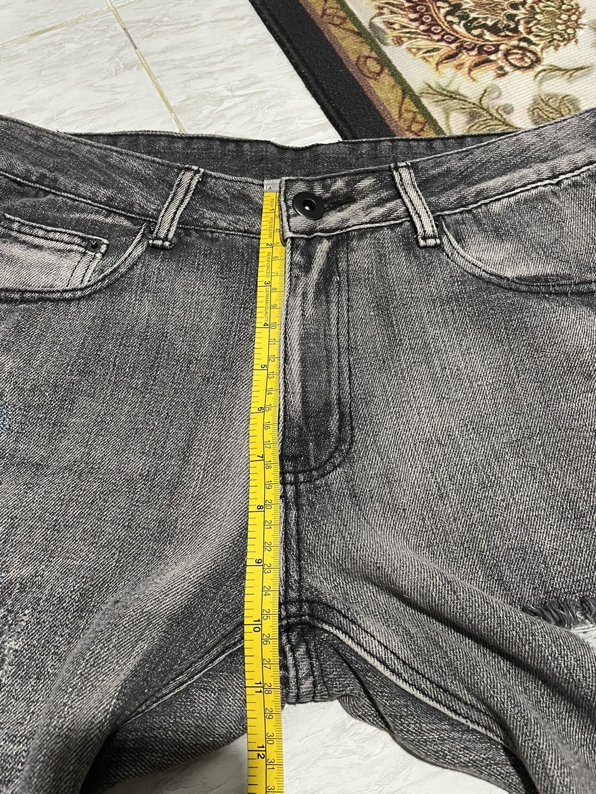 Japanese Brand Vintage Y2K Thrashed LGB Style Flare Denim Pants Size US 32 / EU 48 - 15 Thumbnail