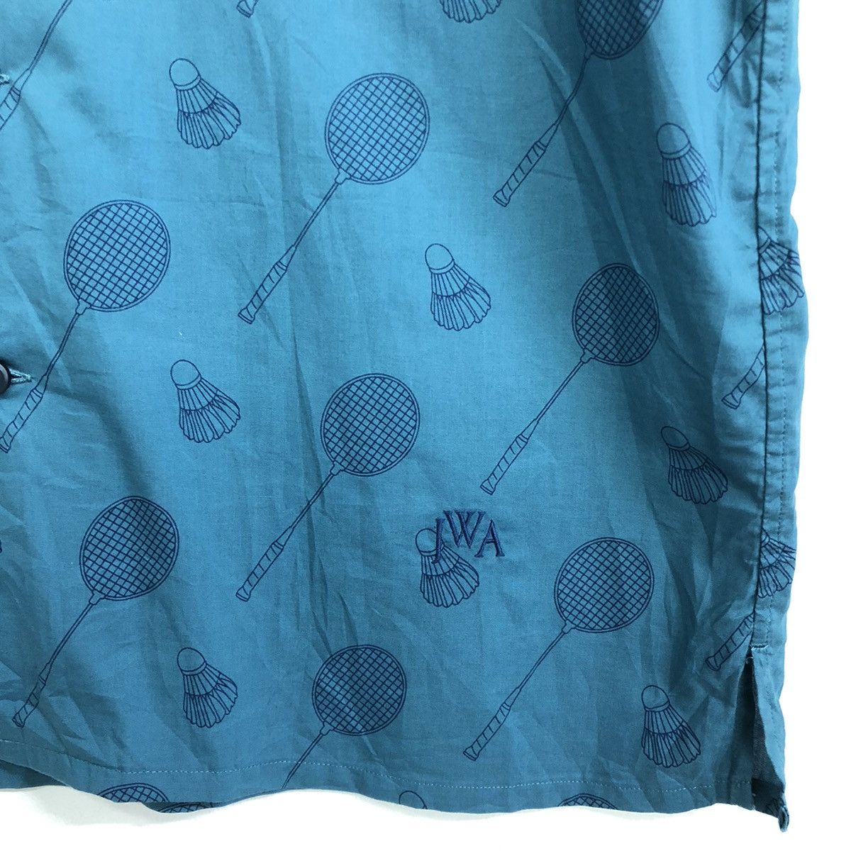 JW Anderson × Uniqlo JW Anderson X Uniqlo Printed Open Collar Short Sleeve Shirt Size US L / EU 52-54 / 3 - 7 Thumbnail