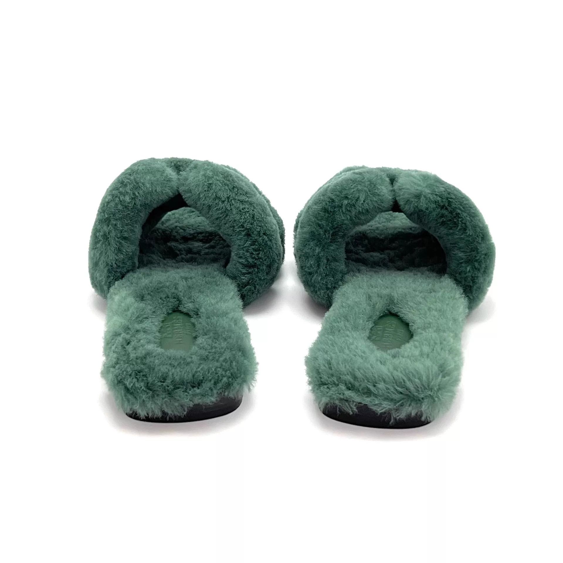 Hermes HERMES Oran H Fur Slippers 37.5 Size US 7 / IT 37 - 2 Thumbnail