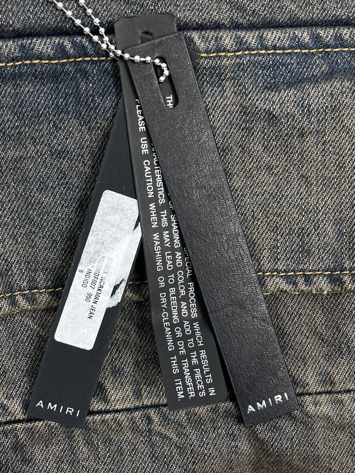 Amiri CARGO FADED BROWN CARPENTER DENIM JEANS Size US 36 / EU 52 - 10 Thumbnail