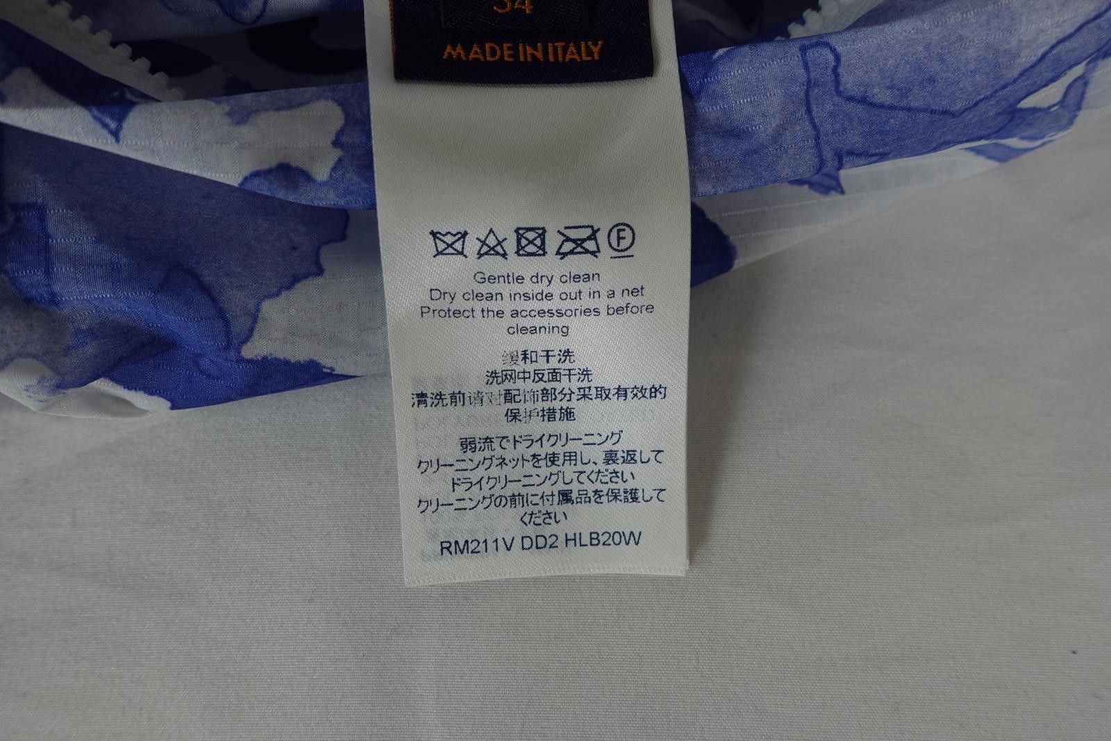 Louis Vuitton Louis Vuitton Watercolor Monogram Windbreaker - Blue Size US XL / EU 56 / 4 - 8 Thumbnail