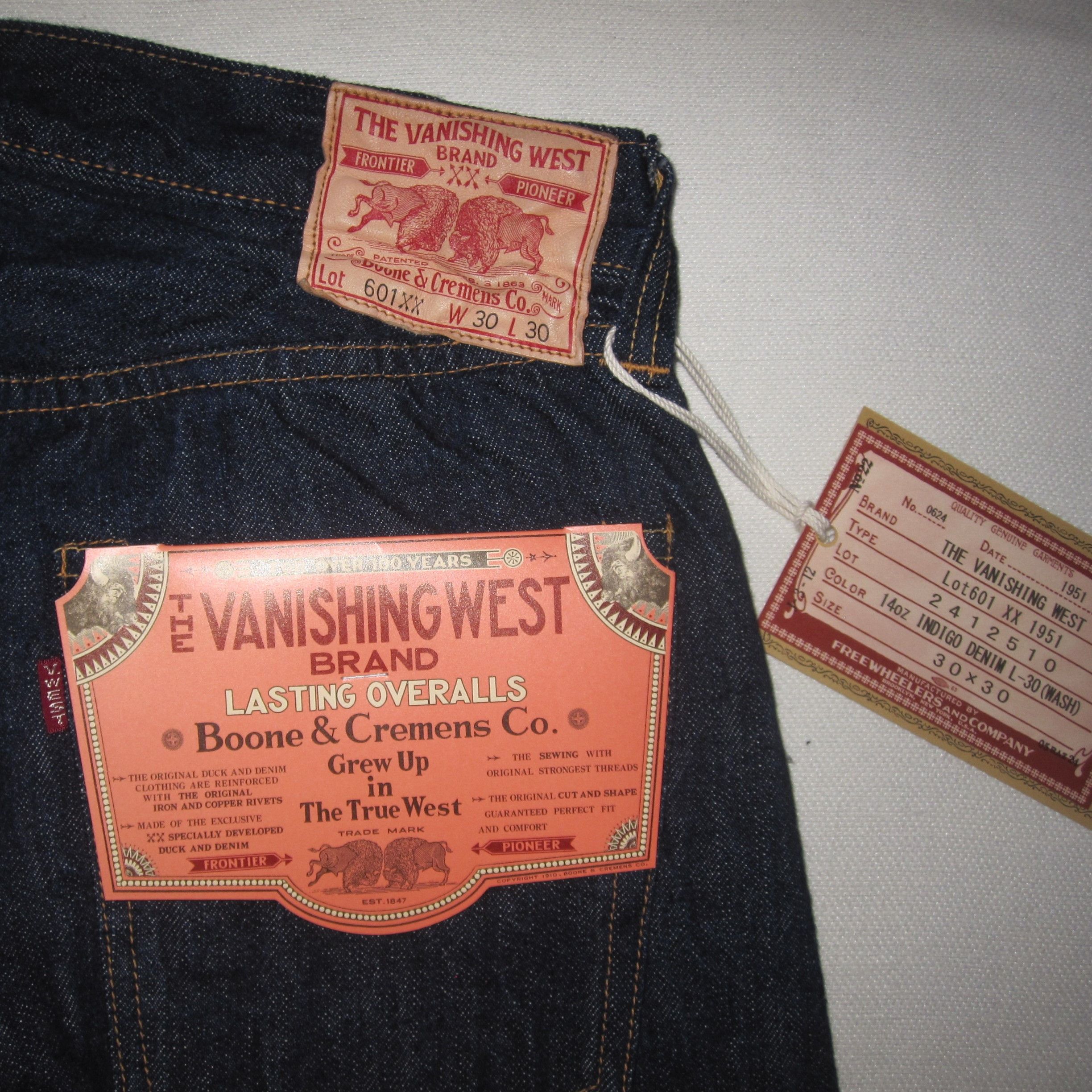 Freewheelers “Lot 601XX" 1951 Size US 30 / EU 46 - 7 Thumbnail