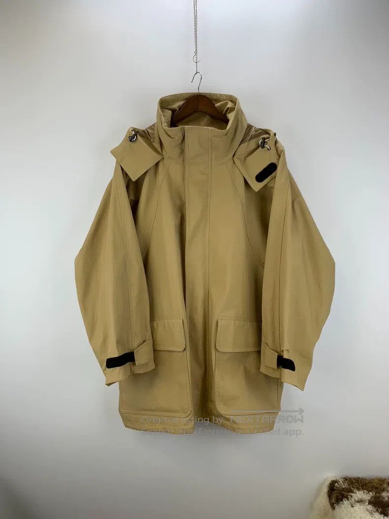 Balenciaga Balenciaga Hooded Long Sleeve Jacket Size XXS / US 00 / IT 34 - 1 Thumbnail