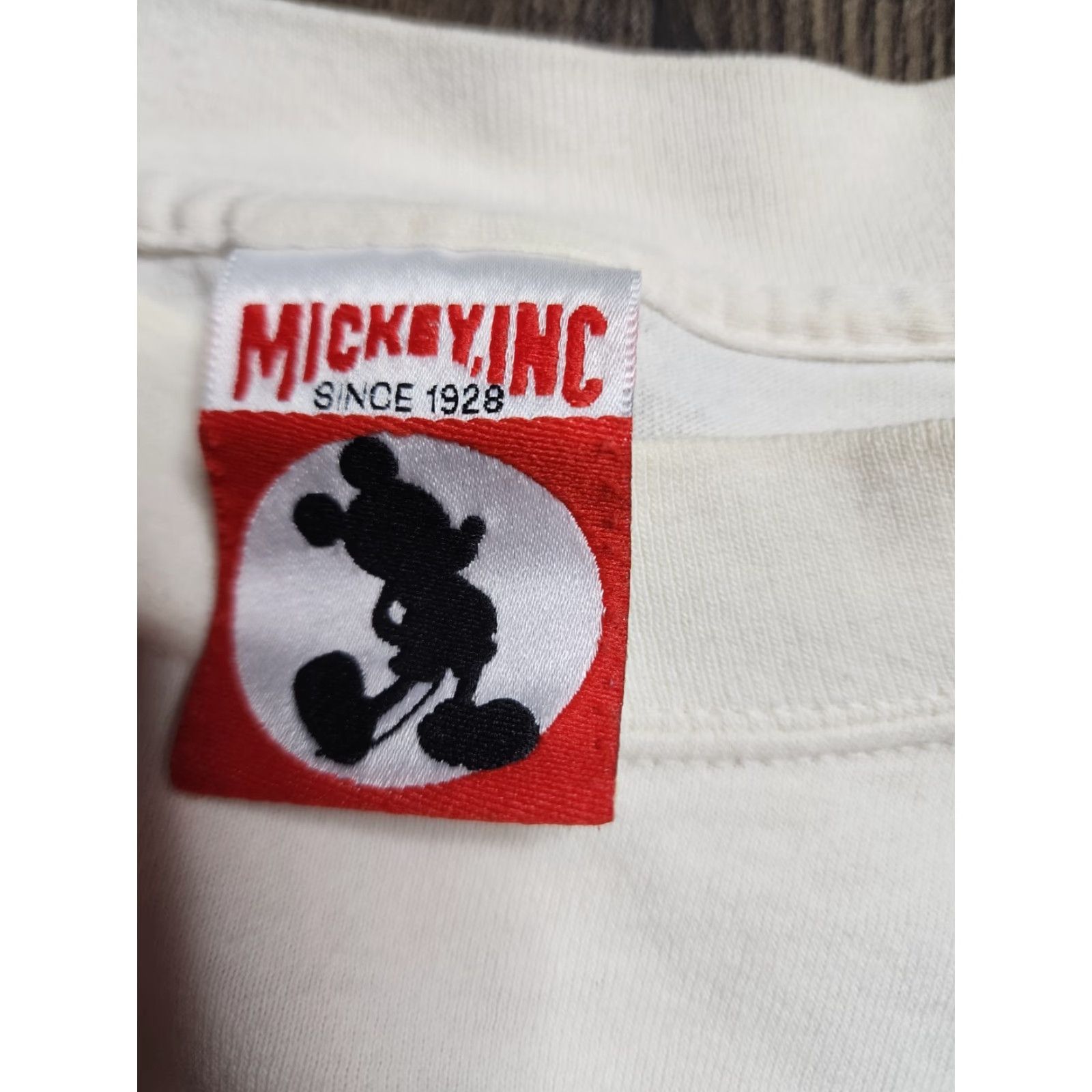 Disney VINTAGE Disney World 25th Anniversary T-Shirt Men L 90s Cartoon US Beige Cotton Short Sleeve Size US L / EU 52-54 / 3 - 7 Thumbnail