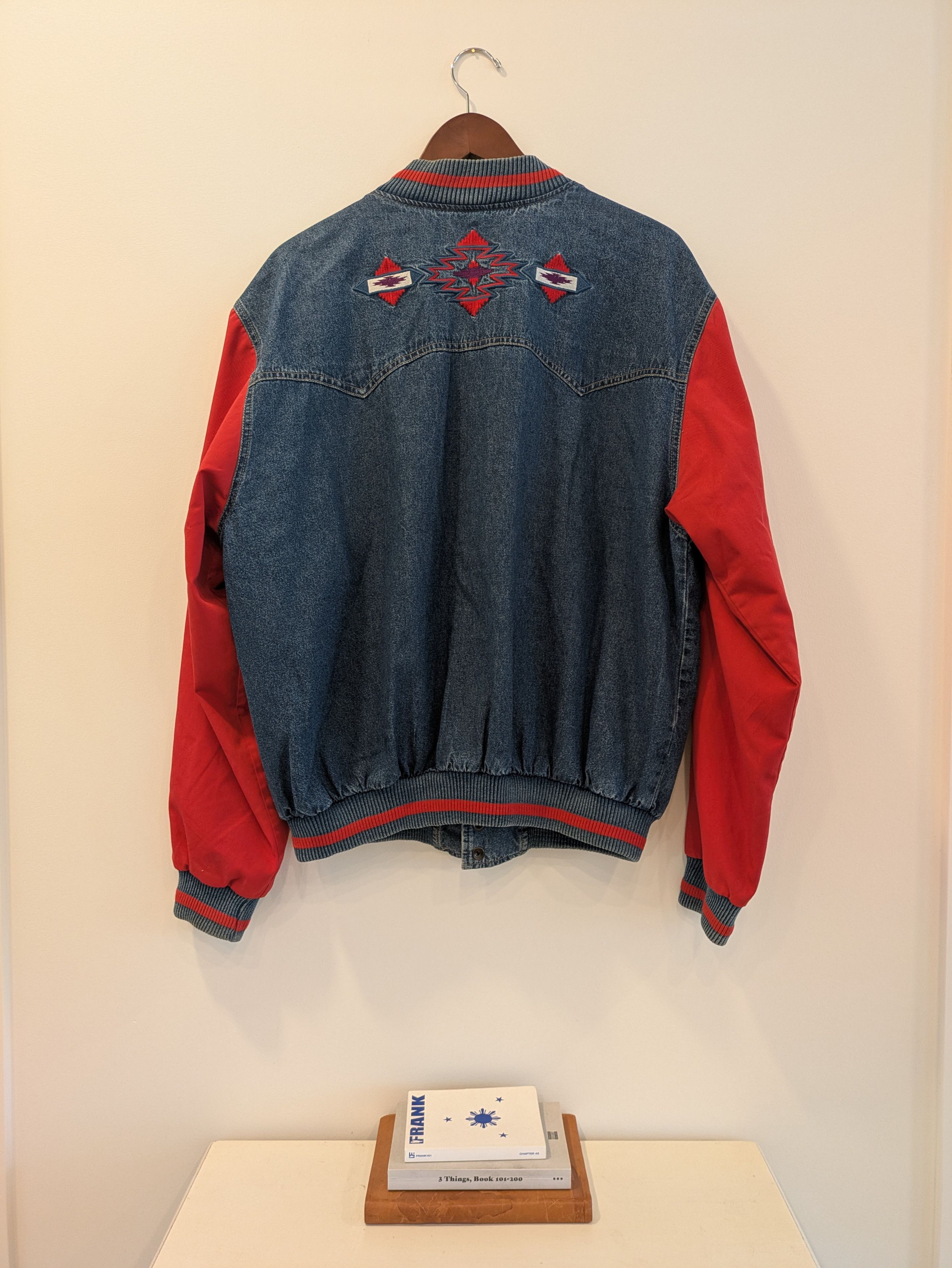 Budweiser × Vintage Budweiser Denim Aztec Club Jacket Size US L / EU 52-54 / 3 - 7 Thumbnail
