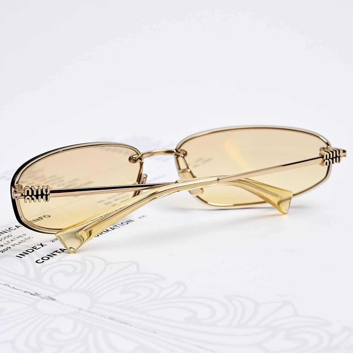 Miu Miu MIU MIU 0MU A50S GLASSES Size ONE SIZE - 10 Thumbnail