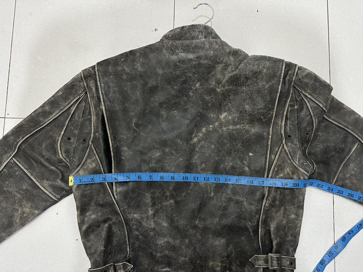 Japanese Brand VTG Genuine Leather Motorcycles Distress Jacket Size US L / EU 52-54 / 3 - 20 Thumbnail