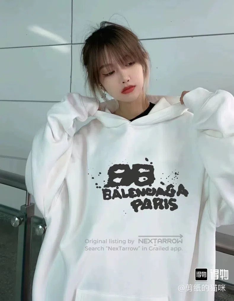 Balenciaga Balenciaga Double B Graffiti Hoodie Size US M / EU 48-50 / 2 - 8 Thumbnail