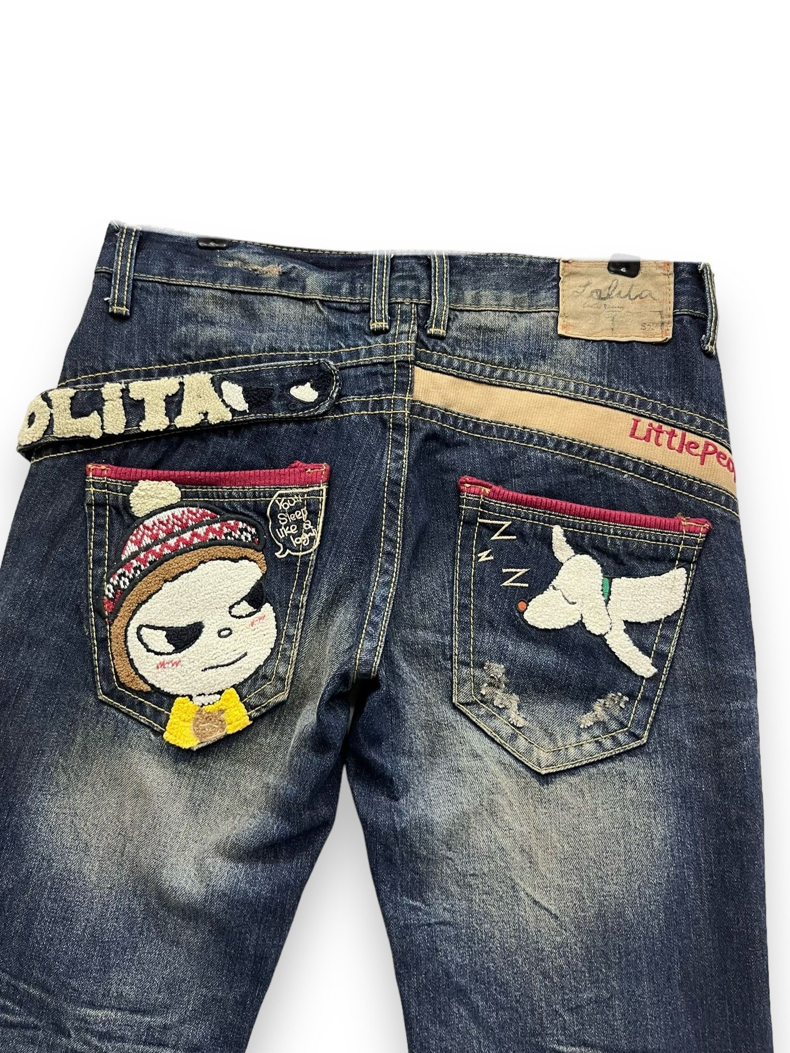 Vintage LASTOFFER 🔥 YOSHITOMO NARA x LOLITA Exotic Artist Denim Size 32" / US 10 / IT 46 - 2 Thumbnail