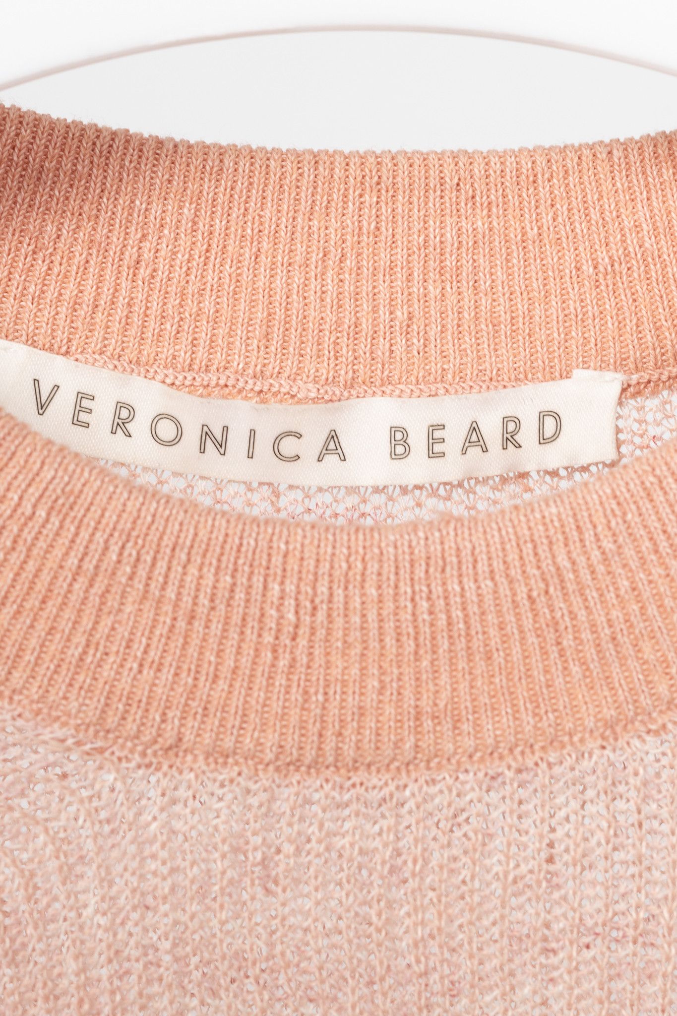 Veronica Beard Veronica Beard Kellen Linen Pointelle Twist-Front Sweater Size S / US 4 / IT 40 - 4 Thumbnail