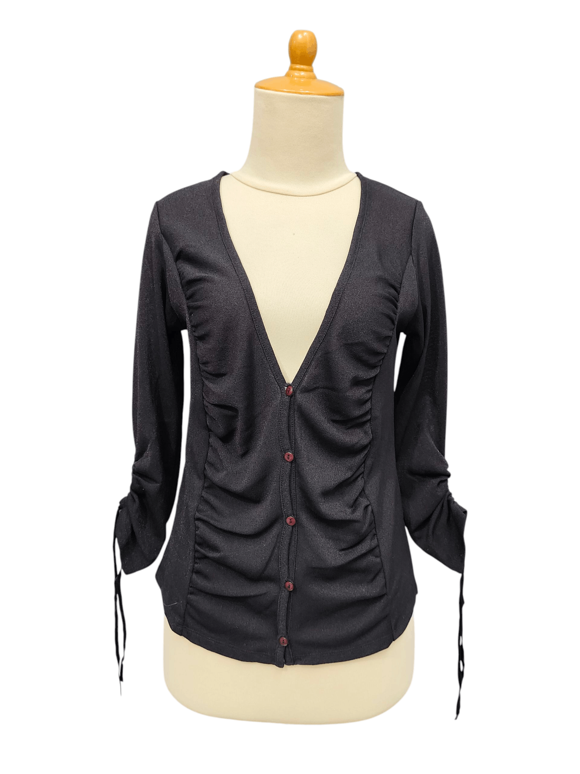 Issey Miyake 🇯🇵Kumikyoku Sis🇯🇵 Metalic Knitted Cardigan Size M / US 6-8 / IT 42-44 - 1 Thumbnail