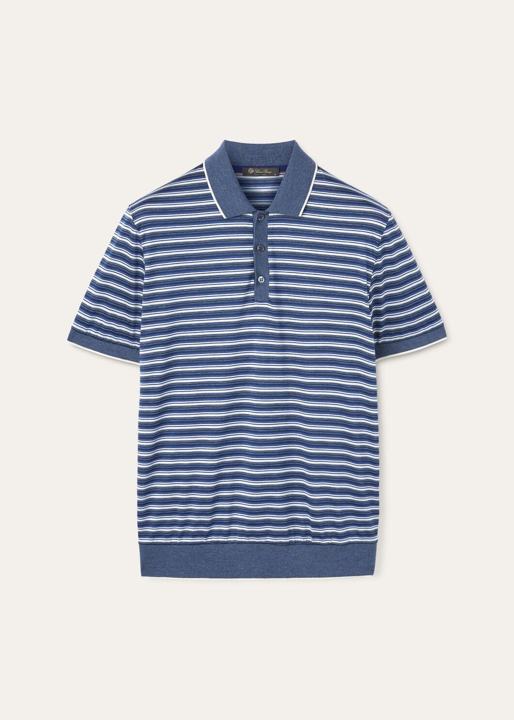 Loro Piana o1w1db10125 FAN8046 Oyashio Polo Shirt in Multicolor Size US M / EU 48-50 / 2 - 1 Thumbnail
