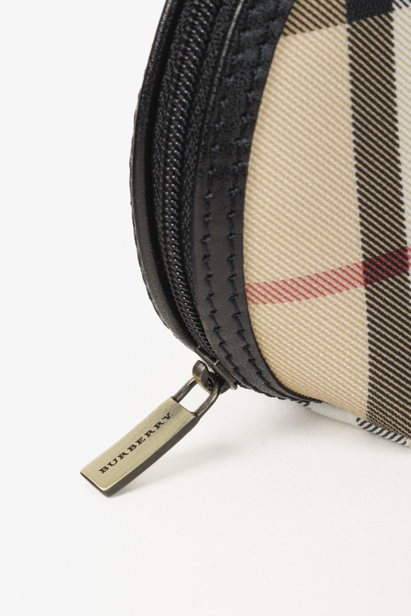 Burberry Burberry Check Canvas Zip Around Pouch Size ONE SIZE - 7 Thumbnail