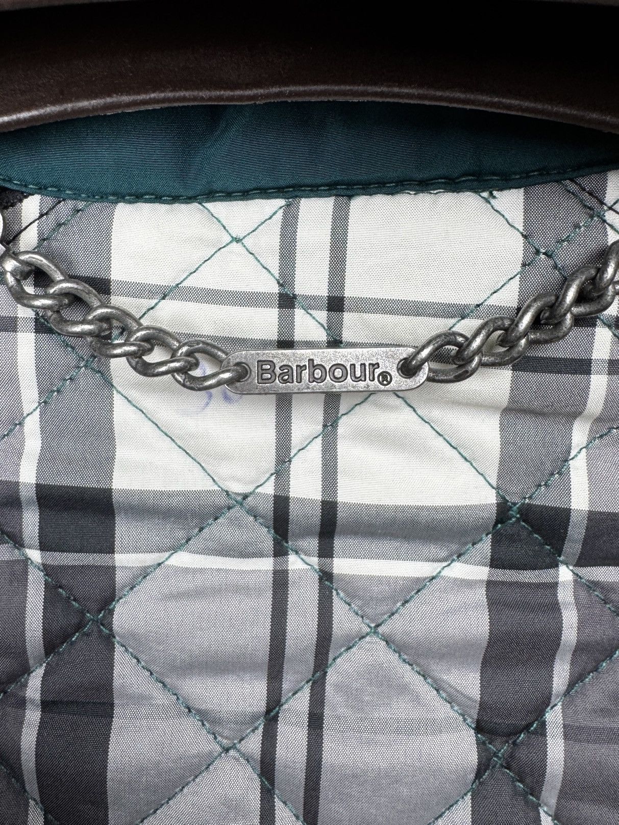 Barbour Barbour International Black Streak Quilted Leather Trim Jckt Size S / US 4 / IT 40 - 13 Thumbnail