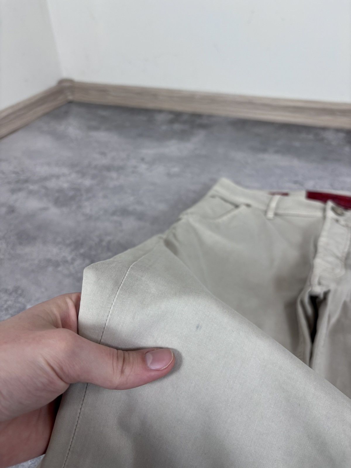 Jacob Cohen Jacob Cohen J613 Comf Vintage Men’s Beige Jeans Pants Size US 30 / EU 46 - 5 Thumbnail