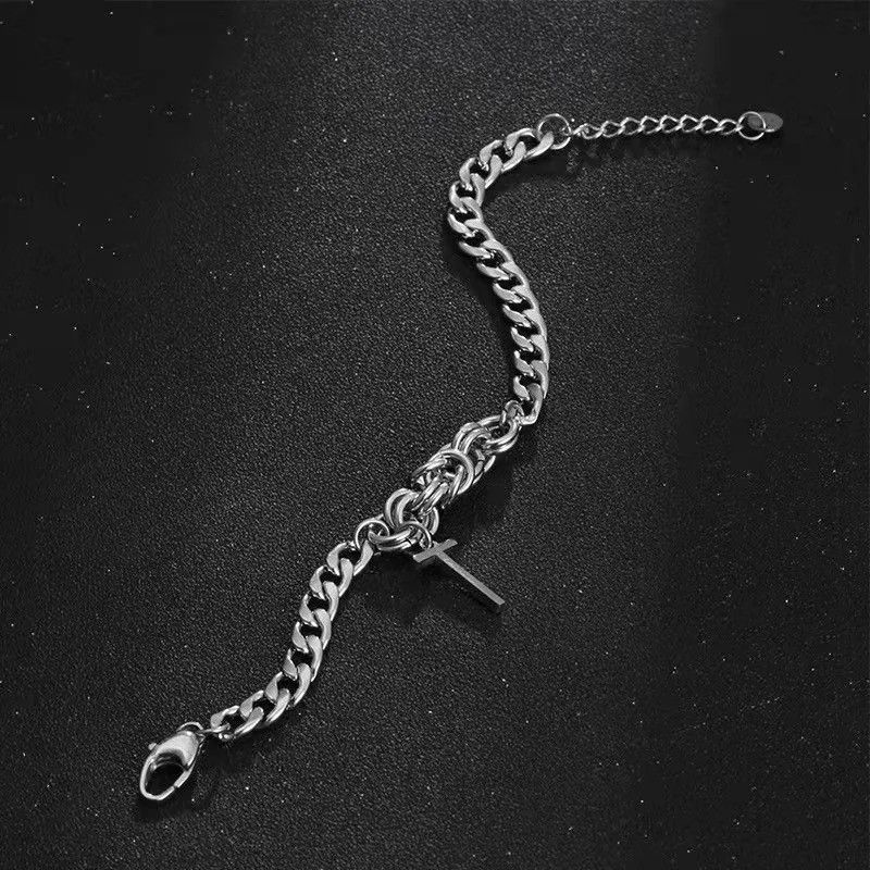Jewelry Creative Chain Cross Bracelet Size ONE SIZE - 4 Thumbnail