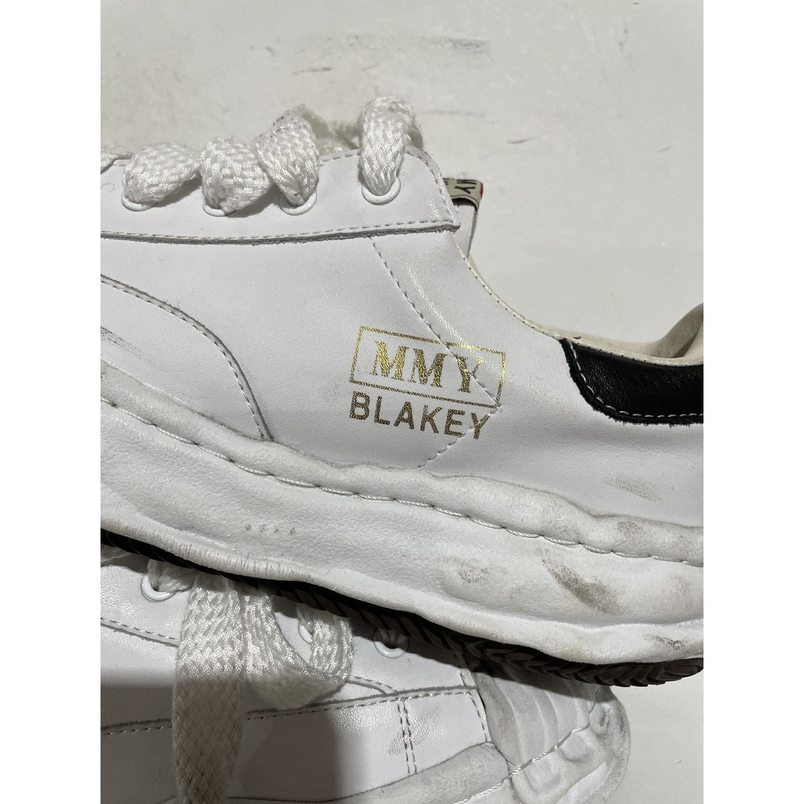 Maison MIHARA YASUHIRO MAISON MIHARA YASUHIRO BLAKEY OG SOLE WHITE SIZE 43 (US 10) Size US 10 / EU 43 - 3 Thumbnail