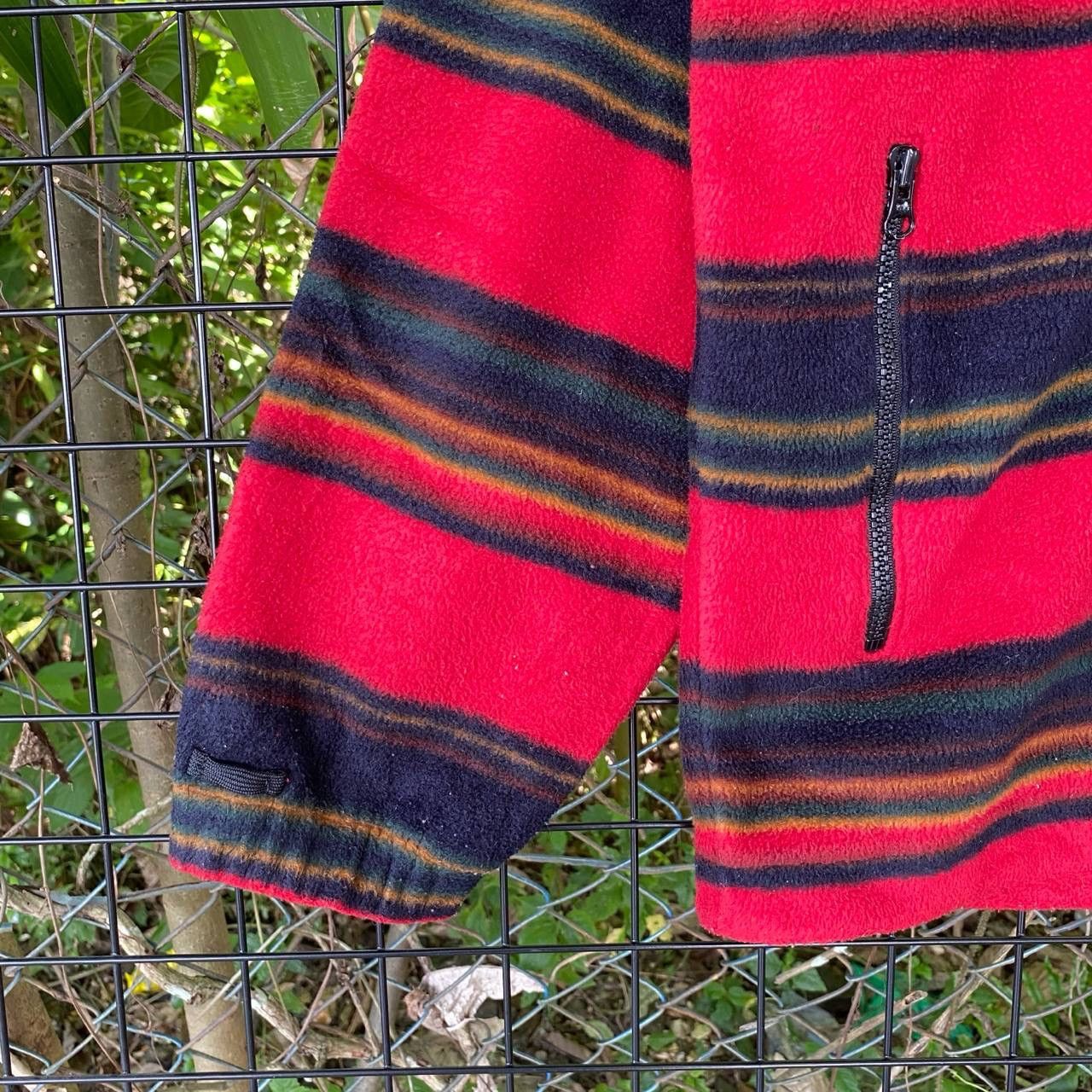 Polo Ralph Lauren Vtg Polo Club Stripes Baggy Zipper Jacket Size US M / EU 48-50 / 2 - 4 Thumbnail