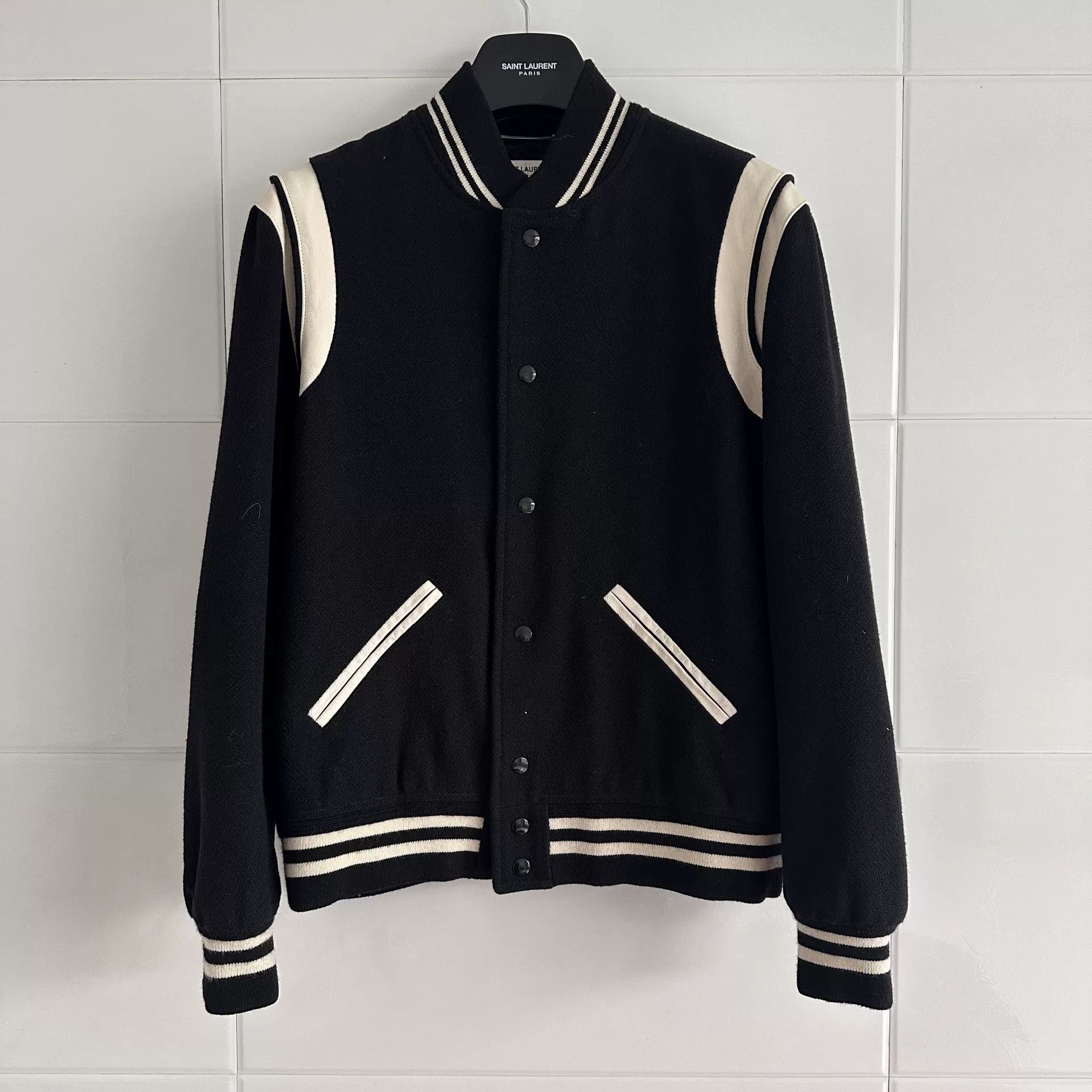 Saint Laurent Paris Saint Laurent Varsity Jacket Size US L / EU 52-54 / 3 - 1 Thumbnail