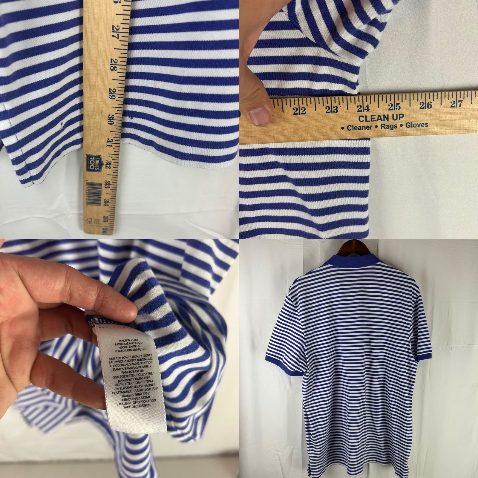 Polo Ralph Lauren Polo Golf Ralph Lauren Shirt XXL Purple Striped Pro Fit S/S Big Pony Size US XXL / EU 58 / 5 - 8 Thumbnail