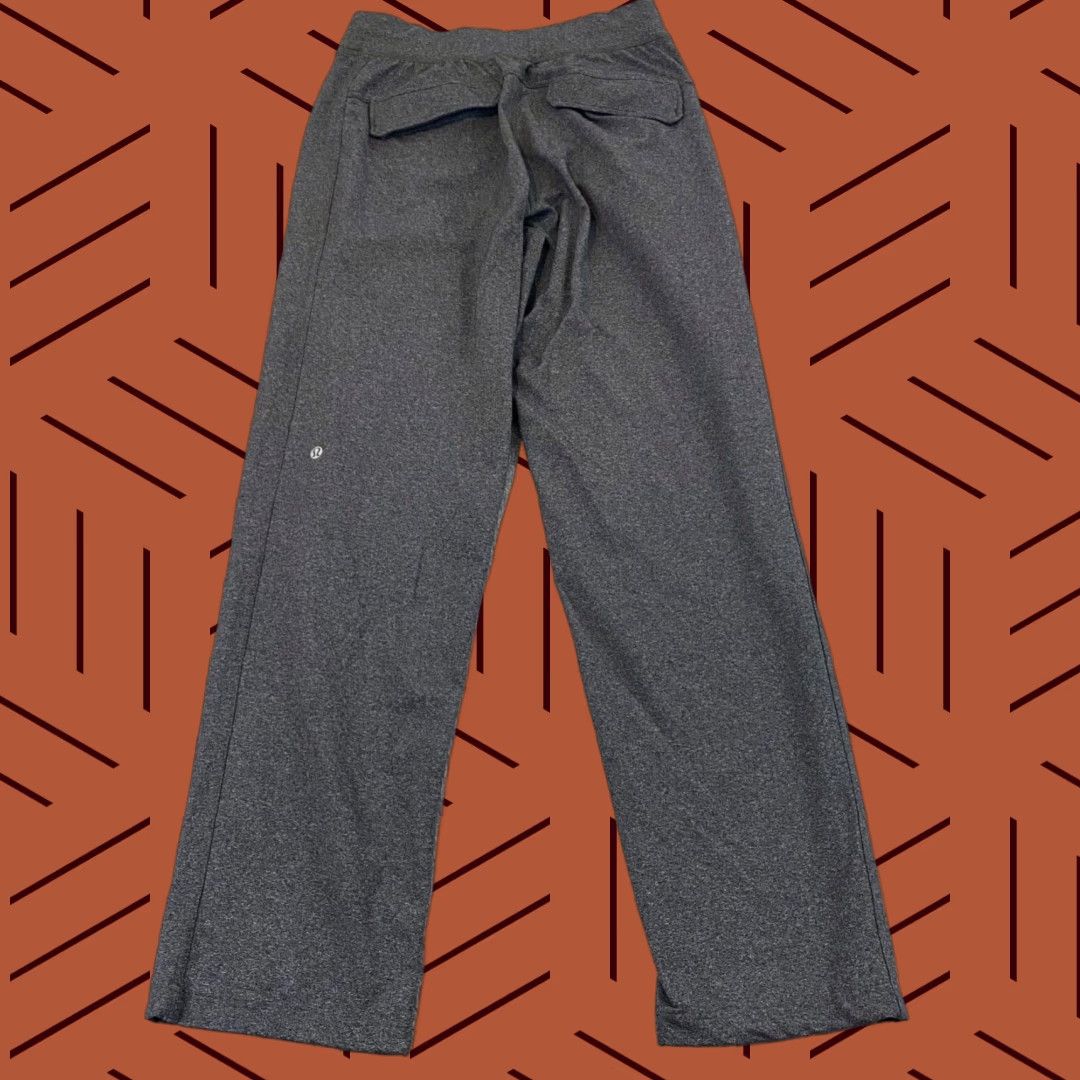 Lululemon Lululemon Pants Mens Small 26x31 Dark Gray Athleisure Workout Drawstring Pull Size US 29 - 1 Thumbnail