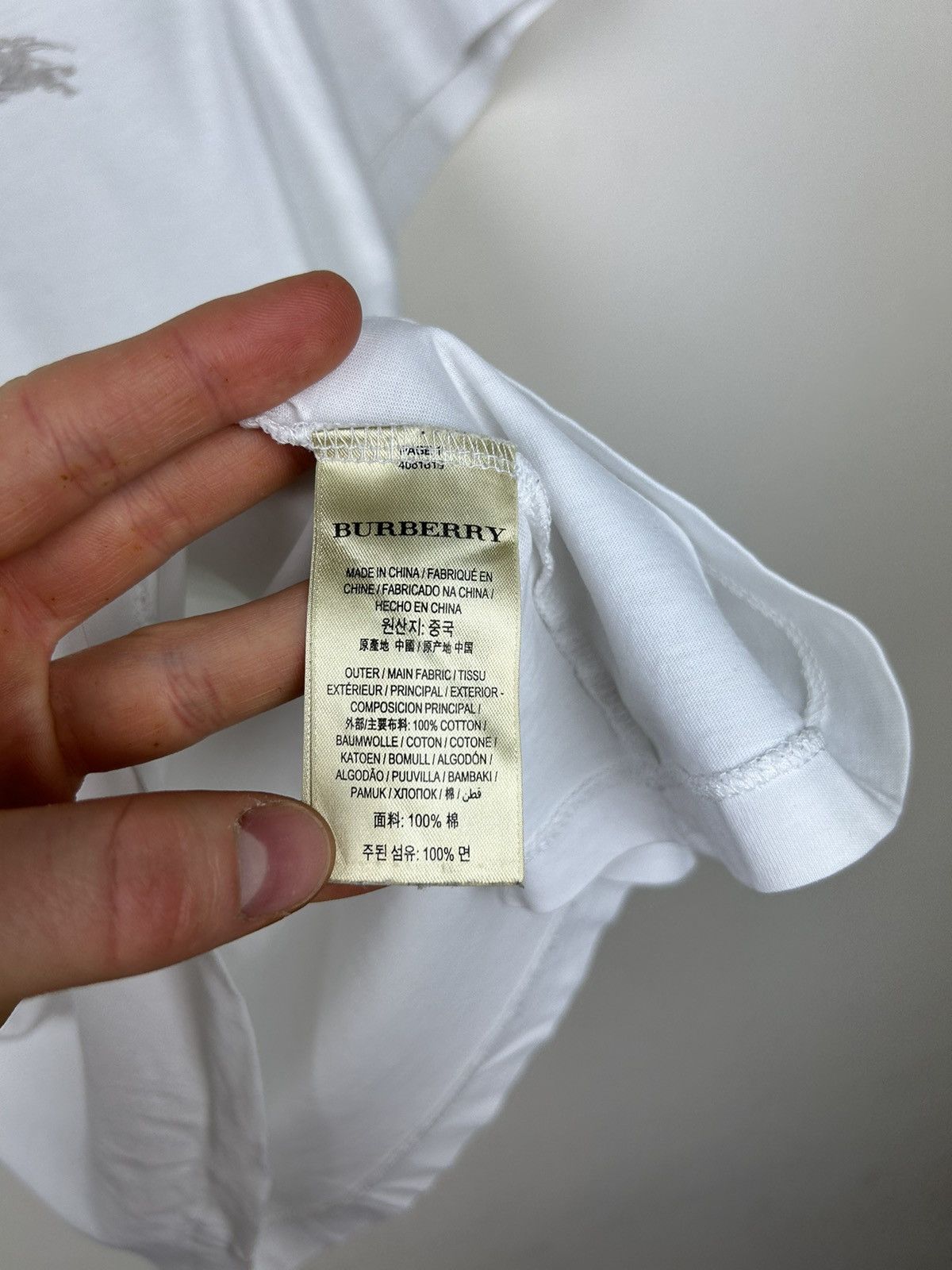 Burberry Burberry nova check tshirt tee Size US S / EU 44-46 / 1 - 5 Thumbnail