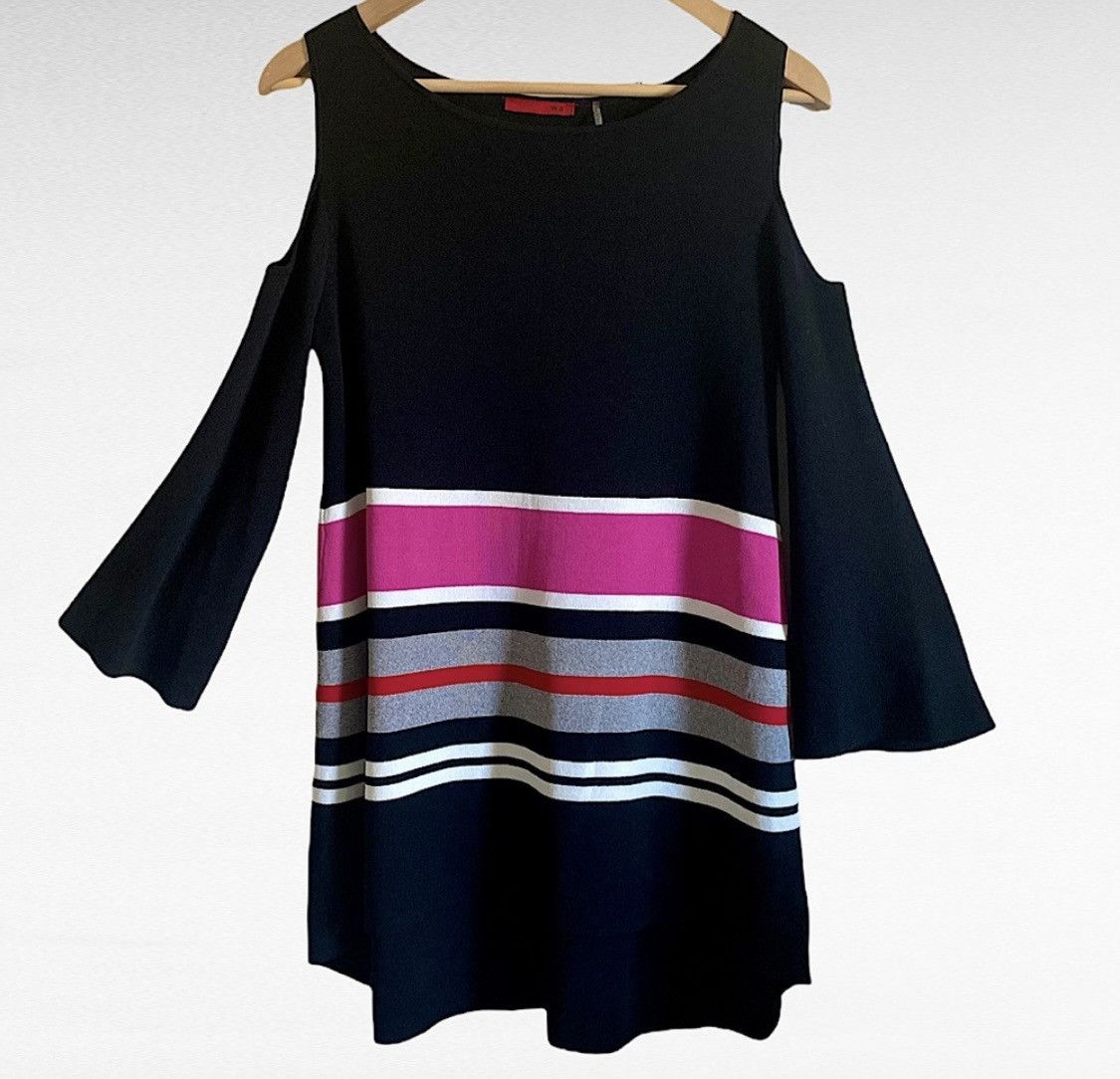 Other LONG BELL SLEEVE COLD SHOULDER MINI DRESS Size M / US 6-8 / IT 42-44 - 4 Thumbnail