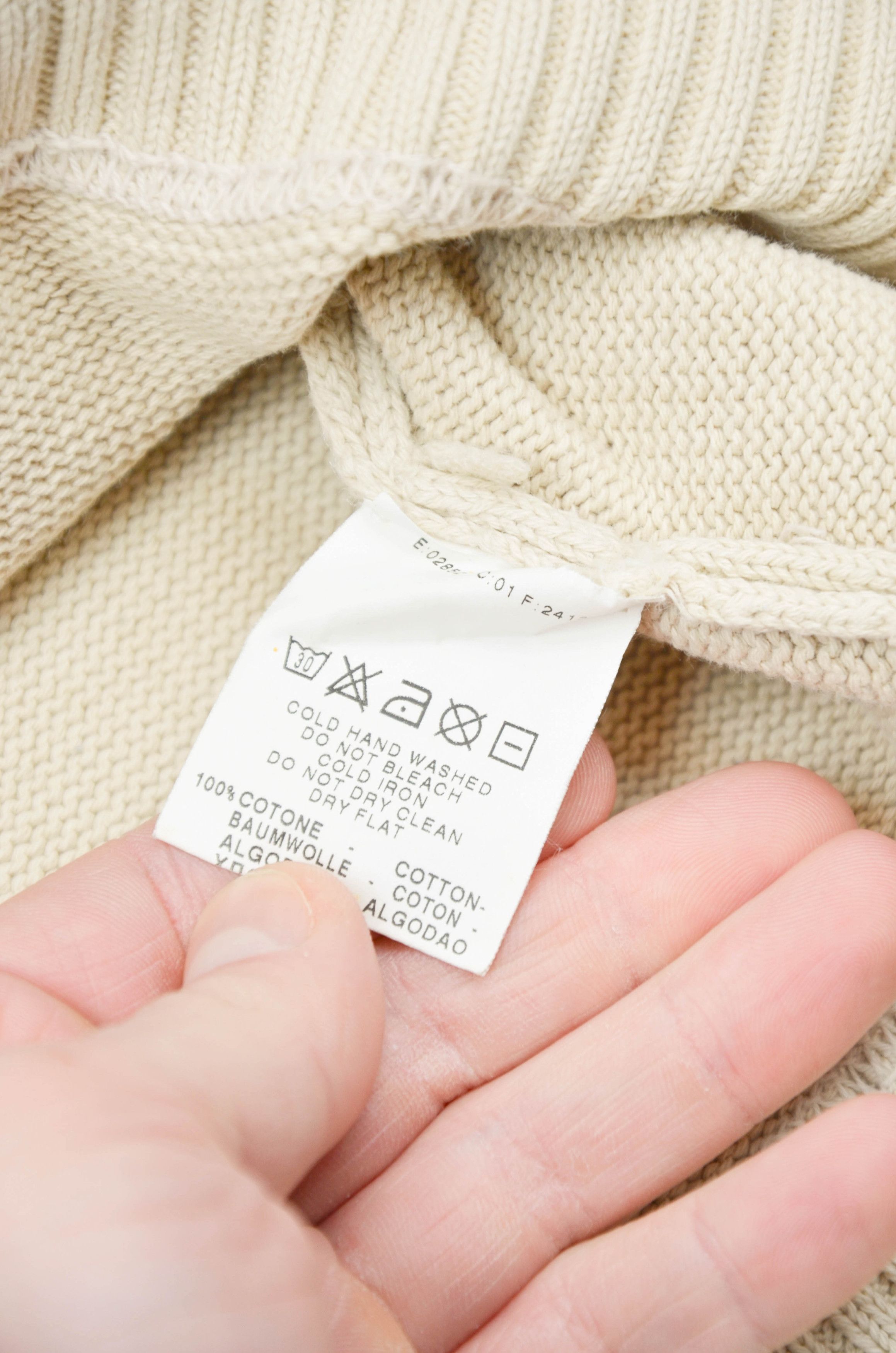 Trussardi Trussardi Sport Beige Cotton Sweater Made in Italy - Size XL Size US XL / EU 56 / 4 - 9 Thumbnail