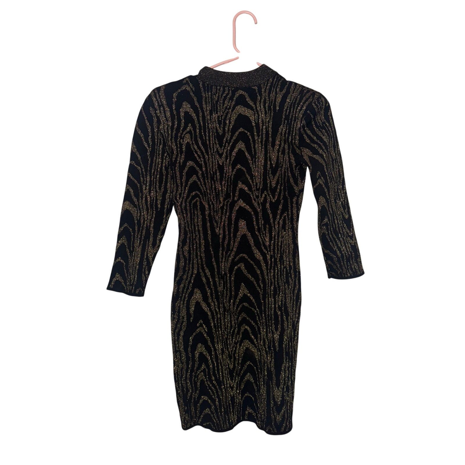 A.L.C. A.L.C. Ziggy Mini Dress - Metallic Woodgrain - Size Small Size S / US 4 / IT 40 - 3 Thumbnail