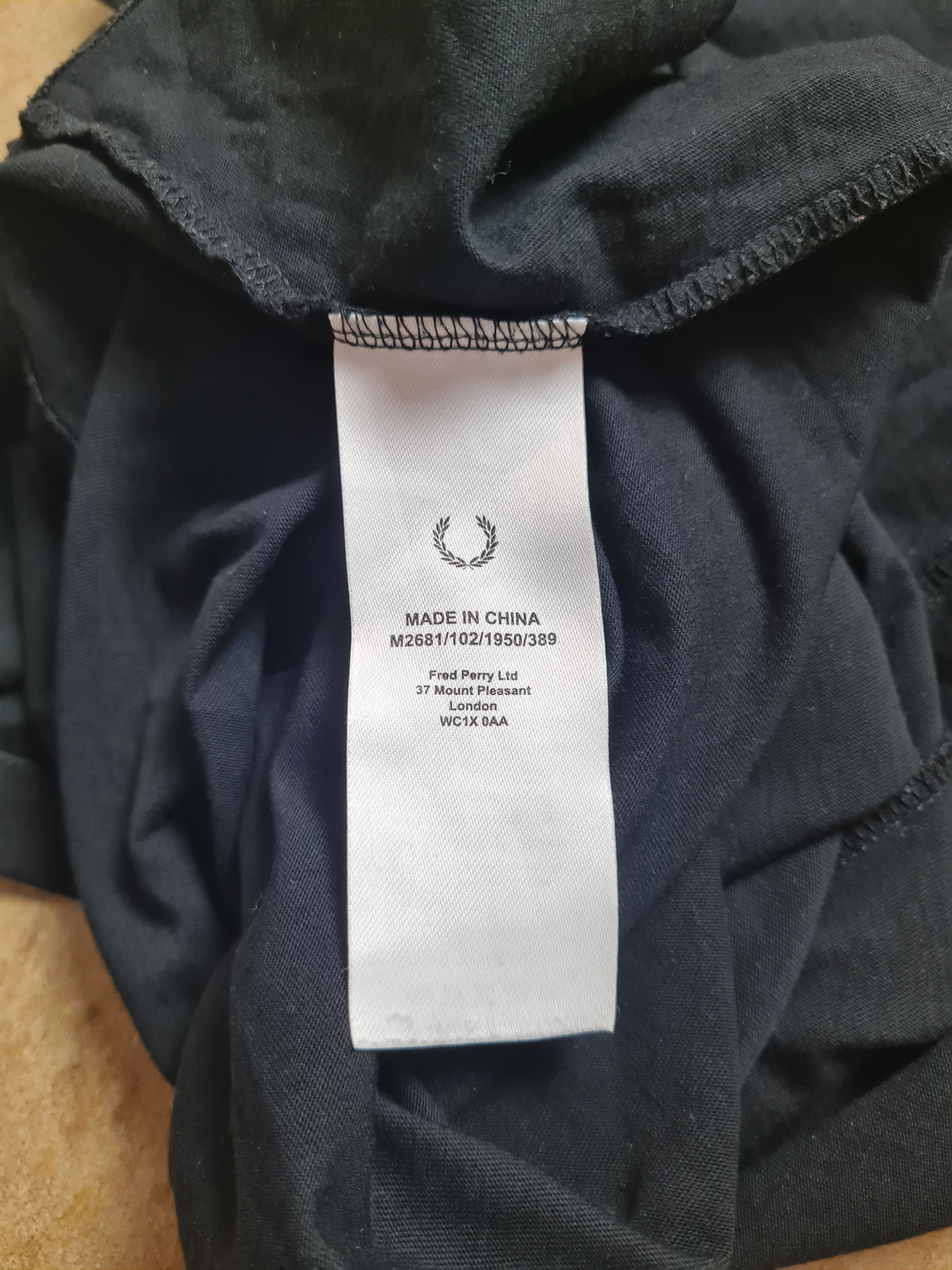 Fred Perry Fred Perry - Contrast Tape Ringer T-Shirt M4613 black Sz L Size US L / EU 52-54 / 3 - 7 Thumbnail