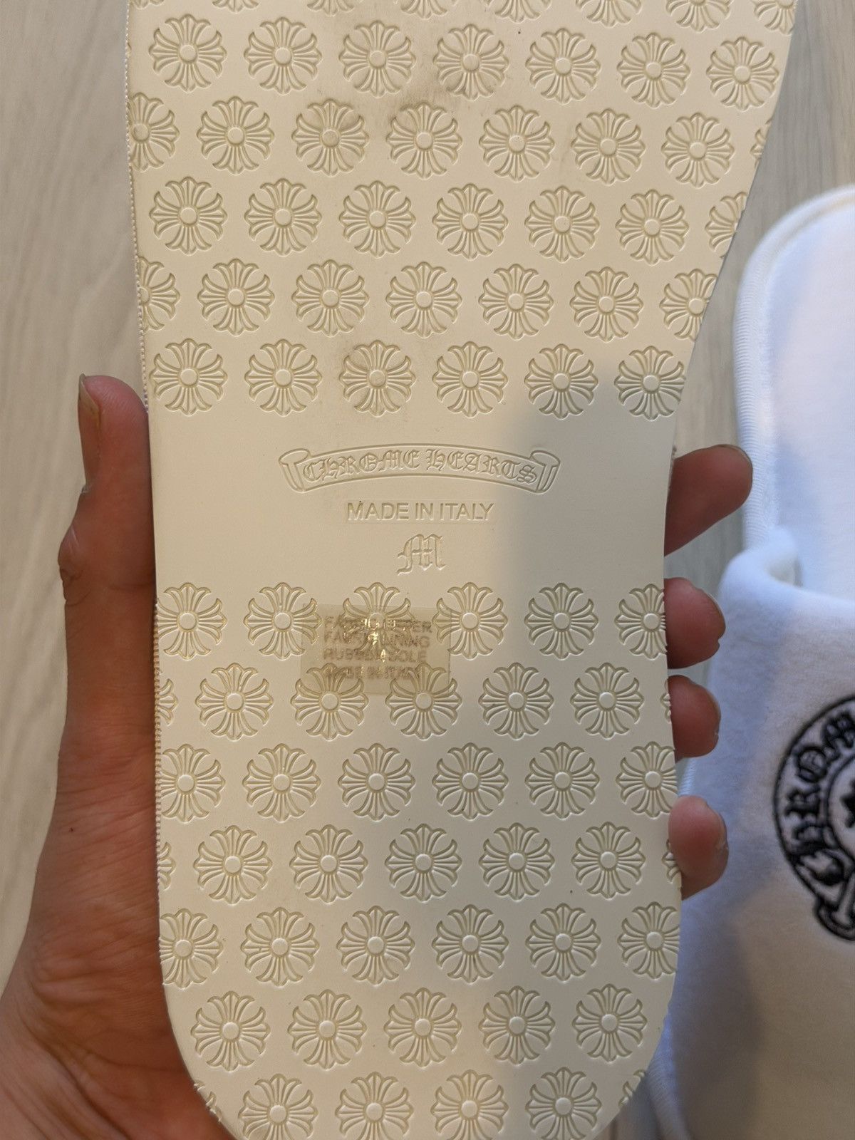 Chrome Hearts Chrome Hearts White Hotel Slippers Size US 10 / EU 43 - 9 Thumbnail
