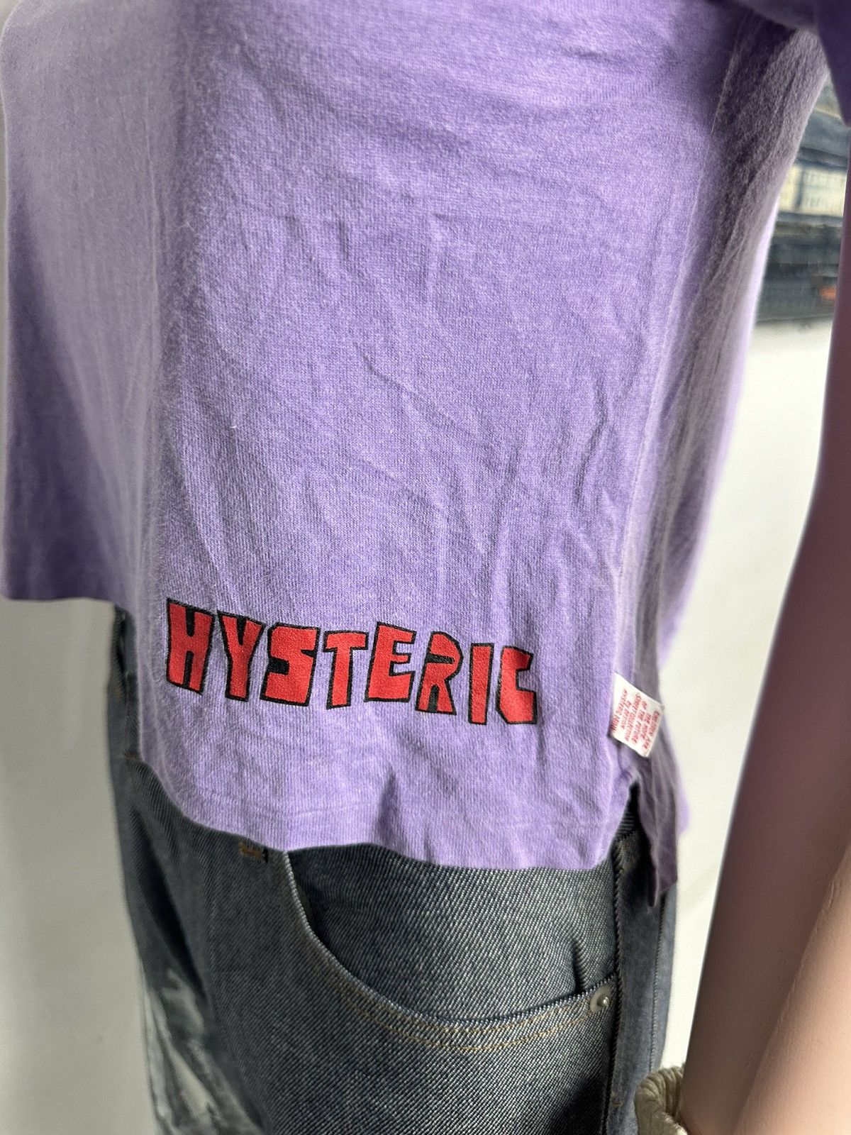 Vintage Hysteric Glamour Skate Iconic Art Purple Tshirt