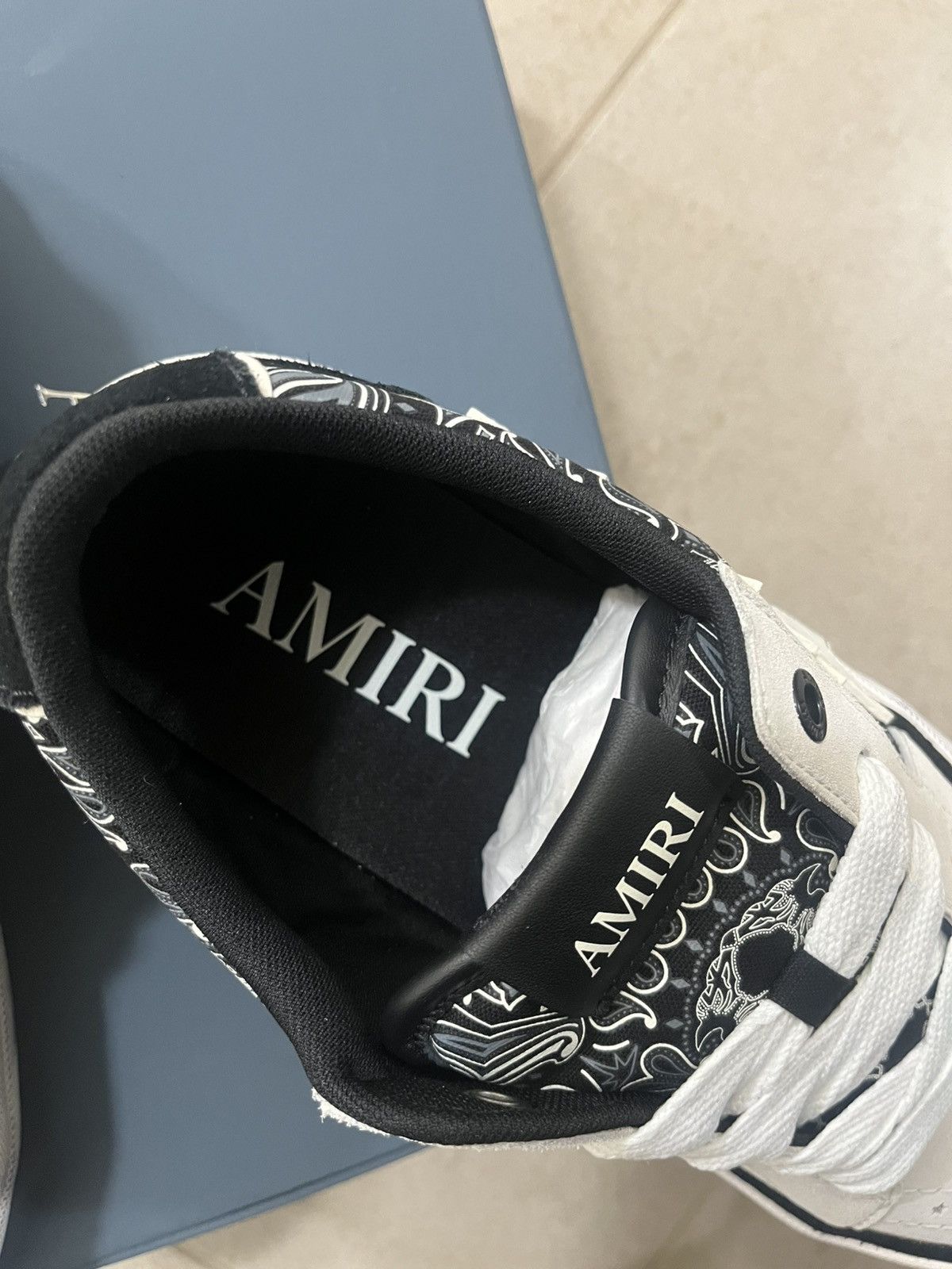 Amiri Amiri Bandana Sunset Skate Sneakers Sz 44(11us) Size US 11 / EU 44 - 8 Thumbnail