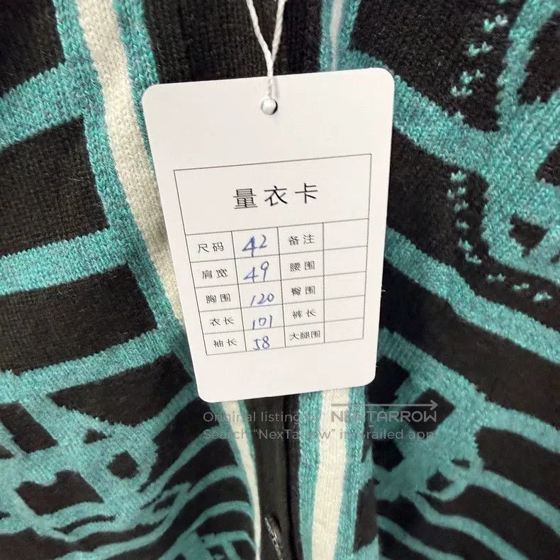 Hermes Hermes Horizontal striped cardigan Size M / US 6-8 / IT 42-44 - 9 Thumbnail