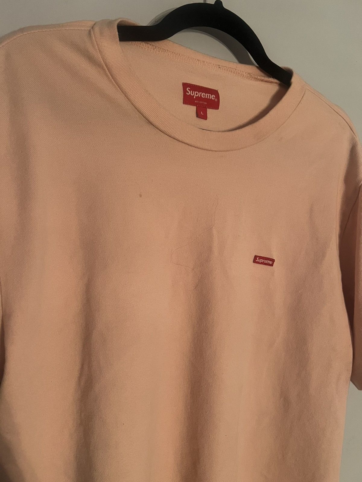Supreme × Vintage SS16 Supreme Small Box Pique Tee Size US L / EU 52-54 / 3 - 2 Thumbnail