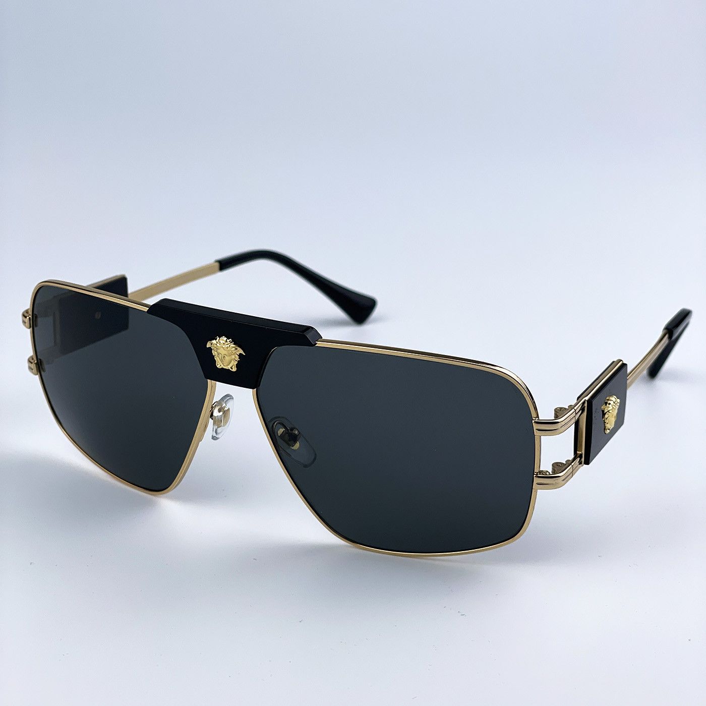 Versace NEW Versace VE2251 100287 Metal Pilot Unisex Sunglasses Size ONE SIZE - 3 Thumbnail