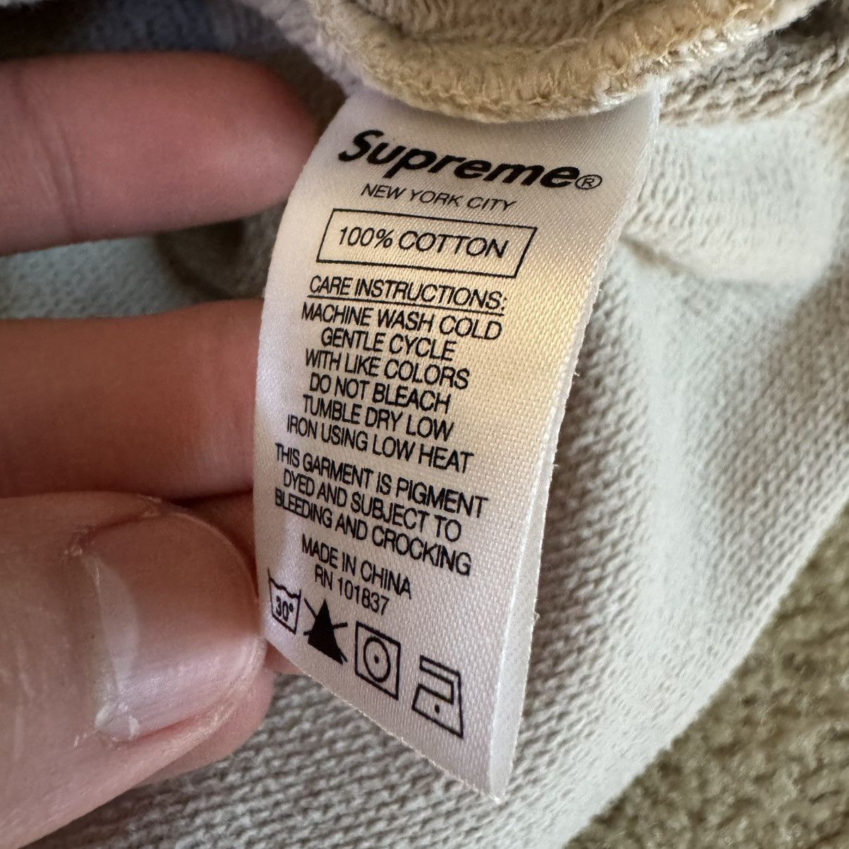 Supreme Supreme Overdyed Natural Half Zip Sweater 23x26 Size US L / EU 52-54 / 3 - 5 Thumbnail