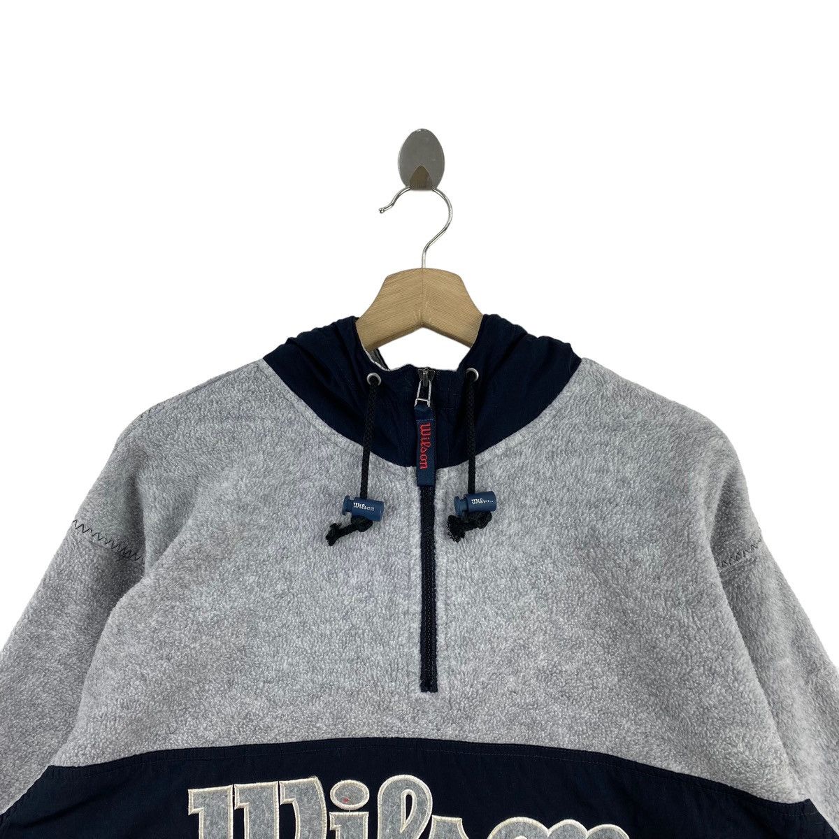 Other WILSON SPORT Tennis Brand USA Half Zipper Grey Fleece Size US L / EU 52-54 / 3 - 2 Thumbnail